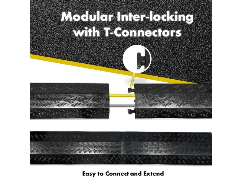 Rubber Drop Over Cable Covers - 2 Channel Extra Large - FCC9801