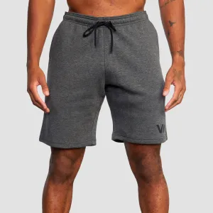 RVCA VA Sport IV 19" Sweat Shorts Smokey Grey Heather