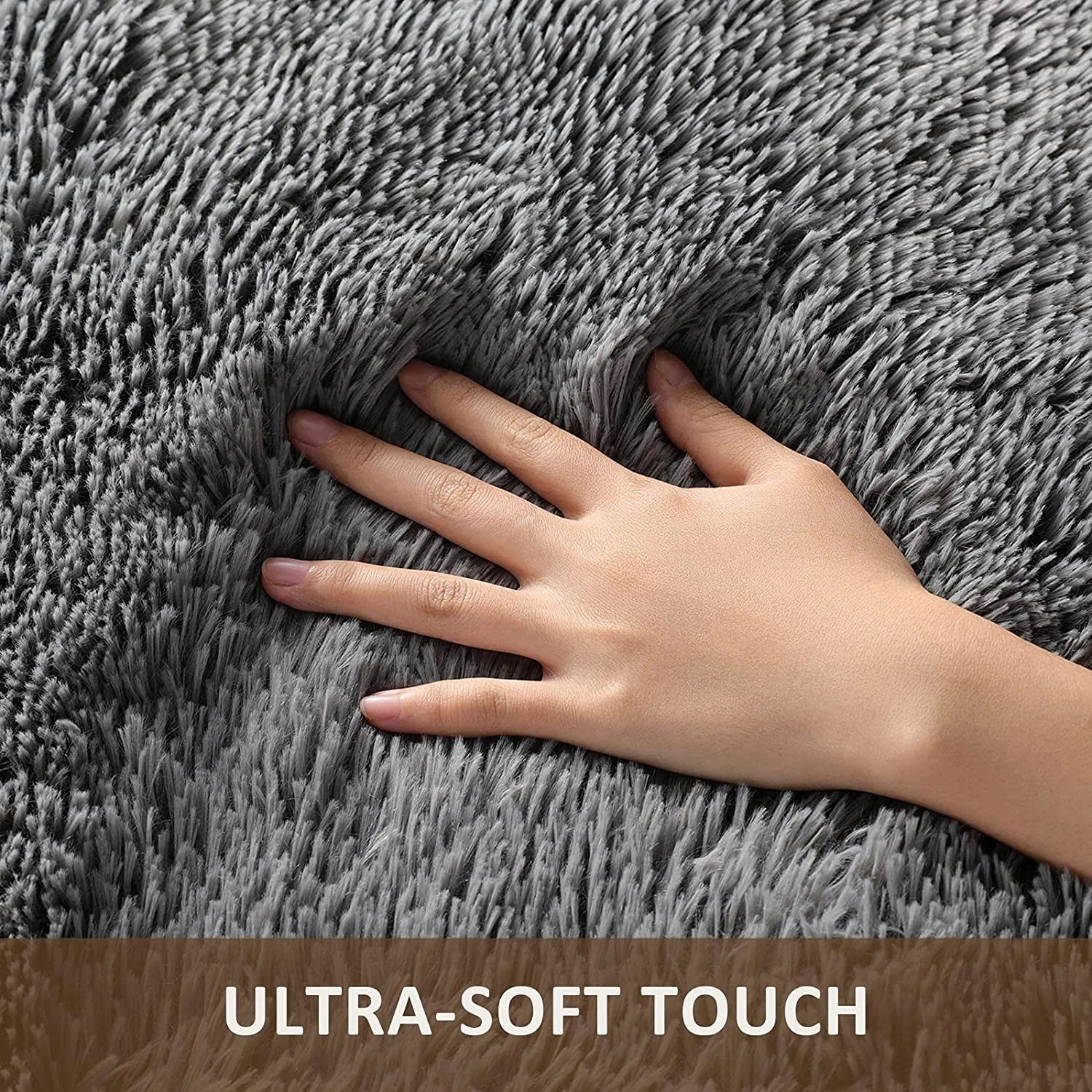 Rynx | Ophanie White Rugs For Bedroom, Girl Child Baby Shaggy Shag Fuzzy Soft Plush Blanket, Indoor Floor Living Room Rug For Youth Dorm Home Decor Aesthetics, Children's Room, 4 X 5.3 Feet
