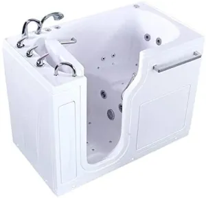 S-Class3052 Acrylic Walk In Tub Soaking, Fast Fill Faucet, 2" Drain Left (Dual Massage Left)