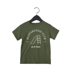 Saved By Grace Kid Playground Club Tee Green