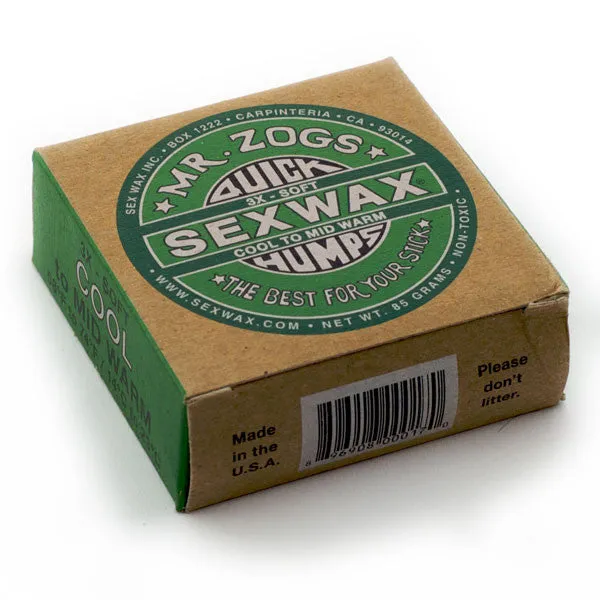SEX WAX ECO QUICK HUMPS SURF WAX