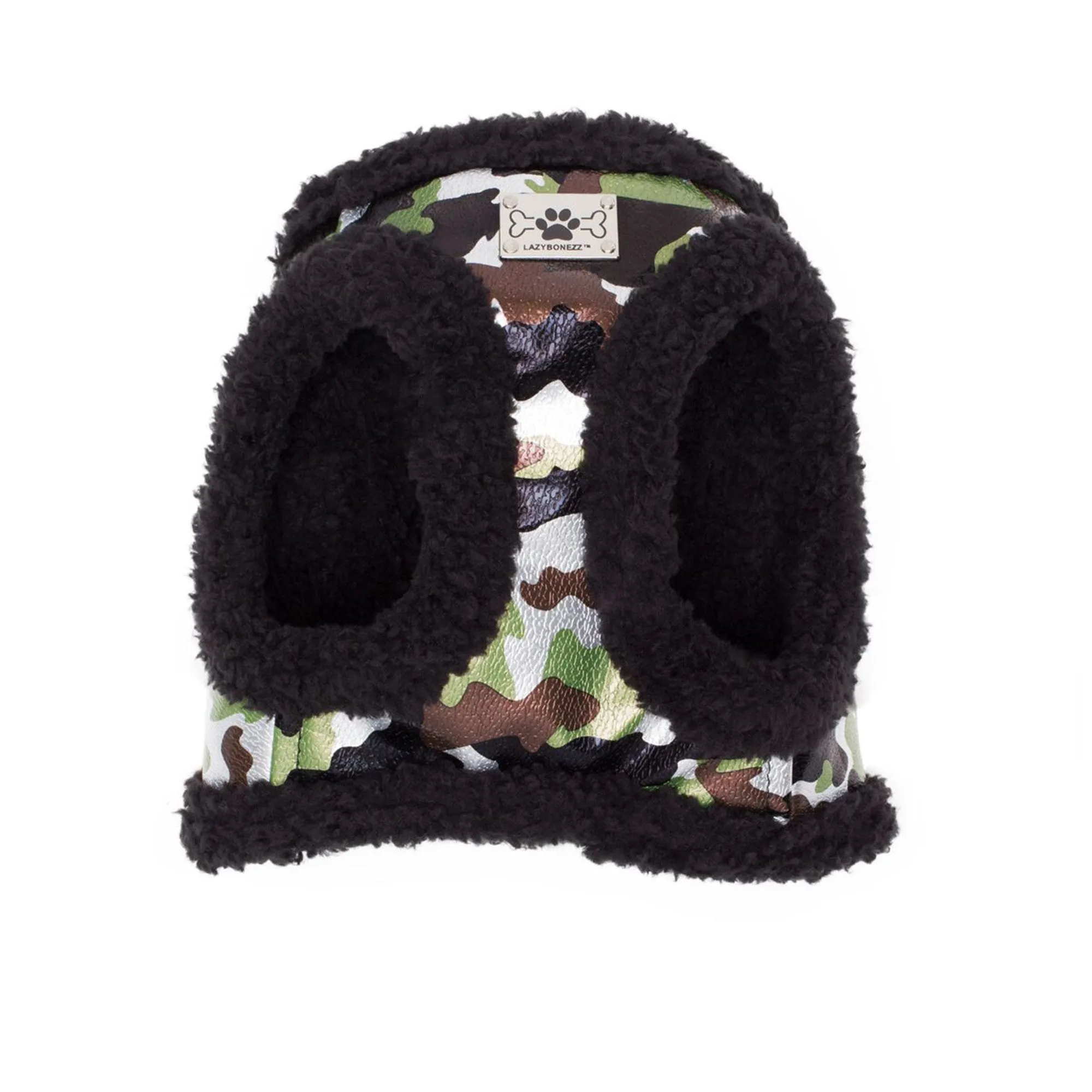 Shearling Moto Dog Harness