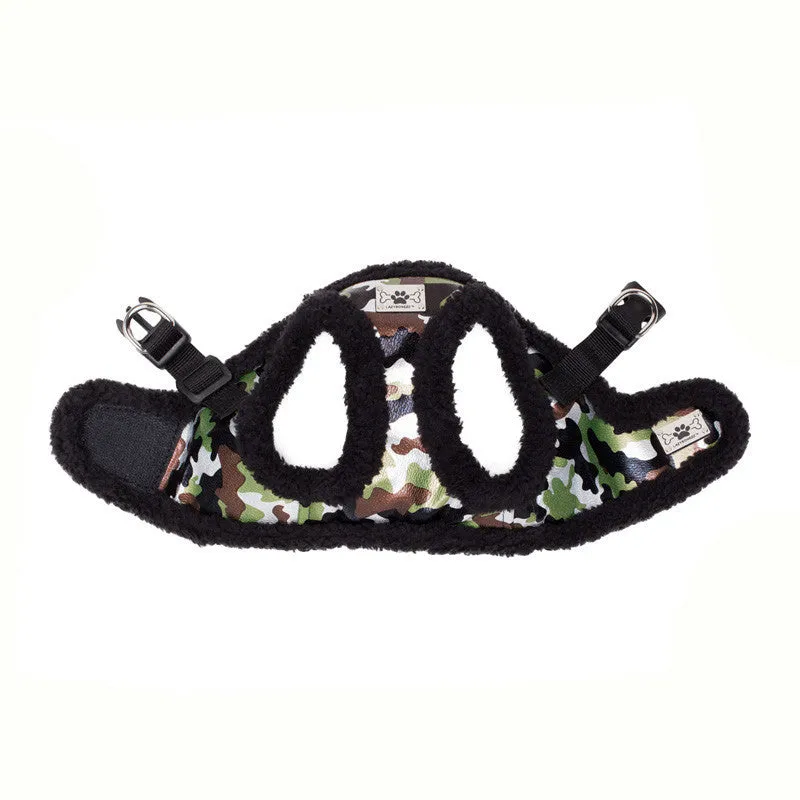 Shearling Moto Dog Harness