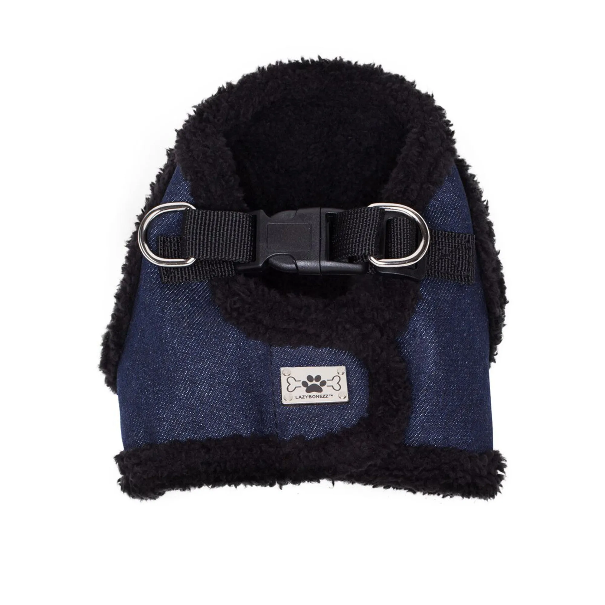 Shearling Moto Dog Harness