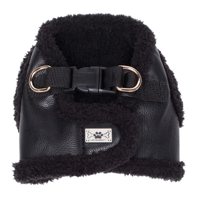 Shearling Moto Dog Harness