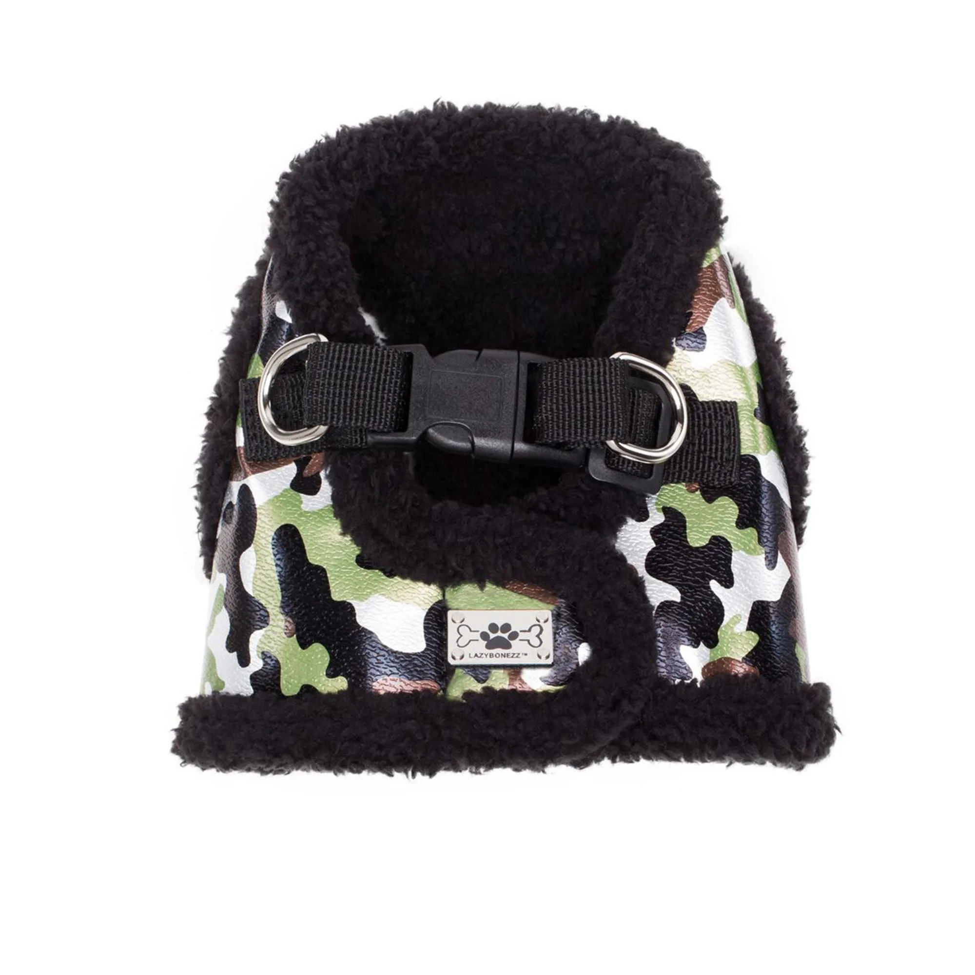 Shearling Moto Dog Harness
