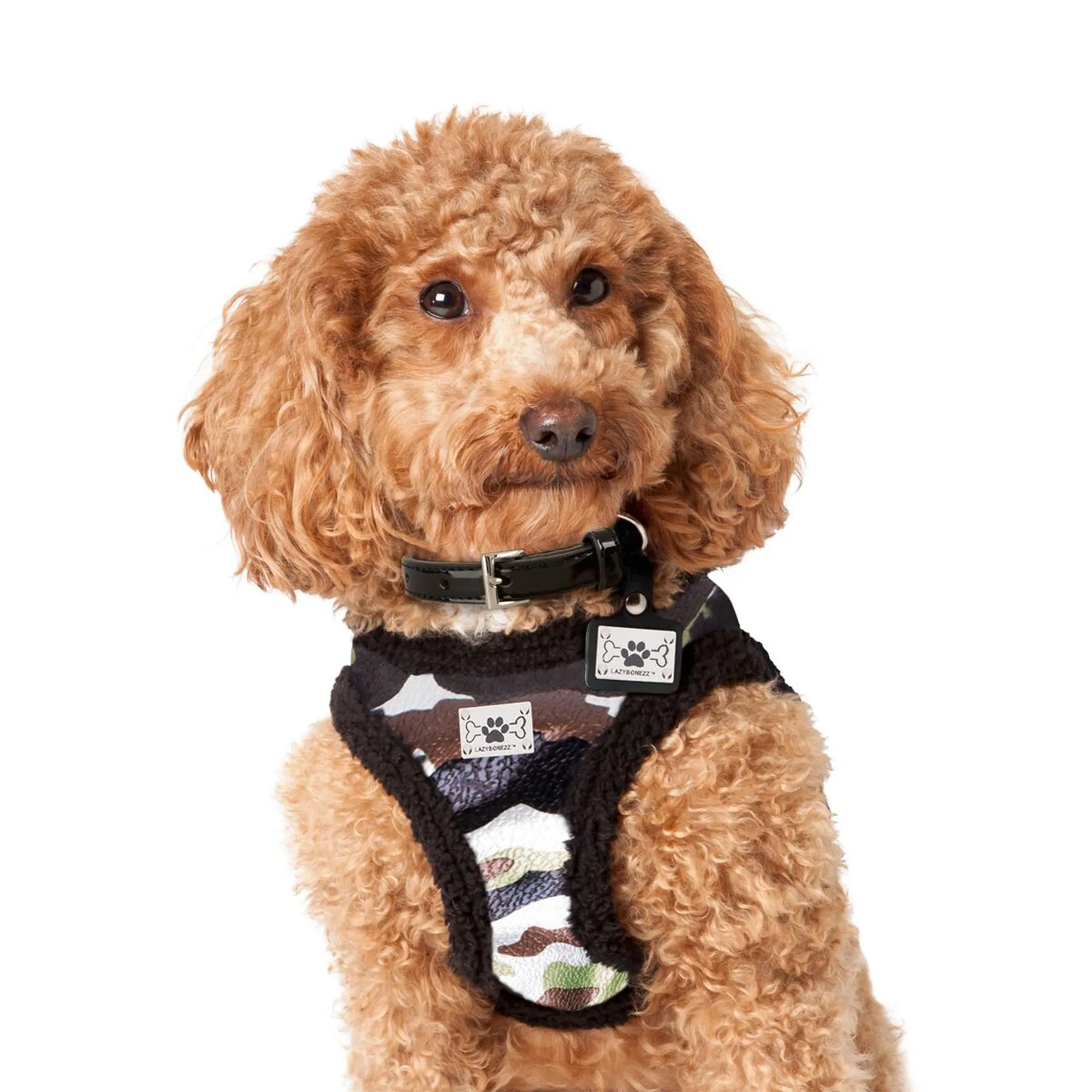 Shearling Moto Dog Harness
