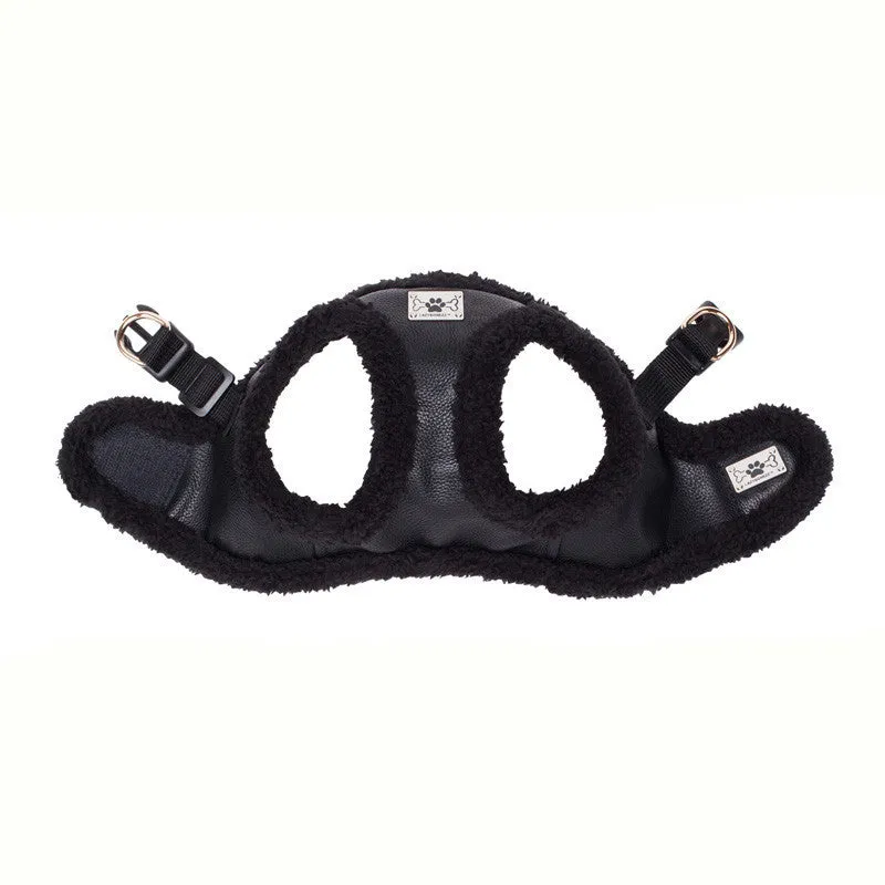 Shearling Moto Dog Harness