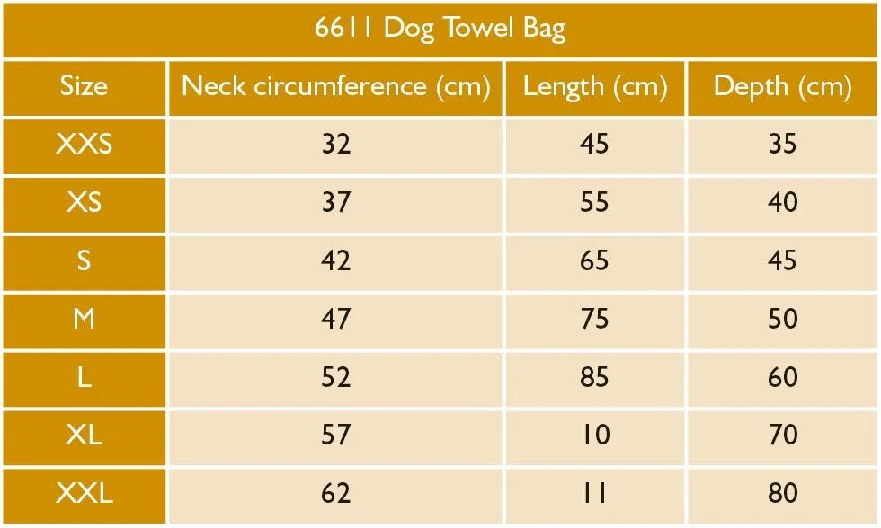 Shires Digby & Fox Dog Towel Bag