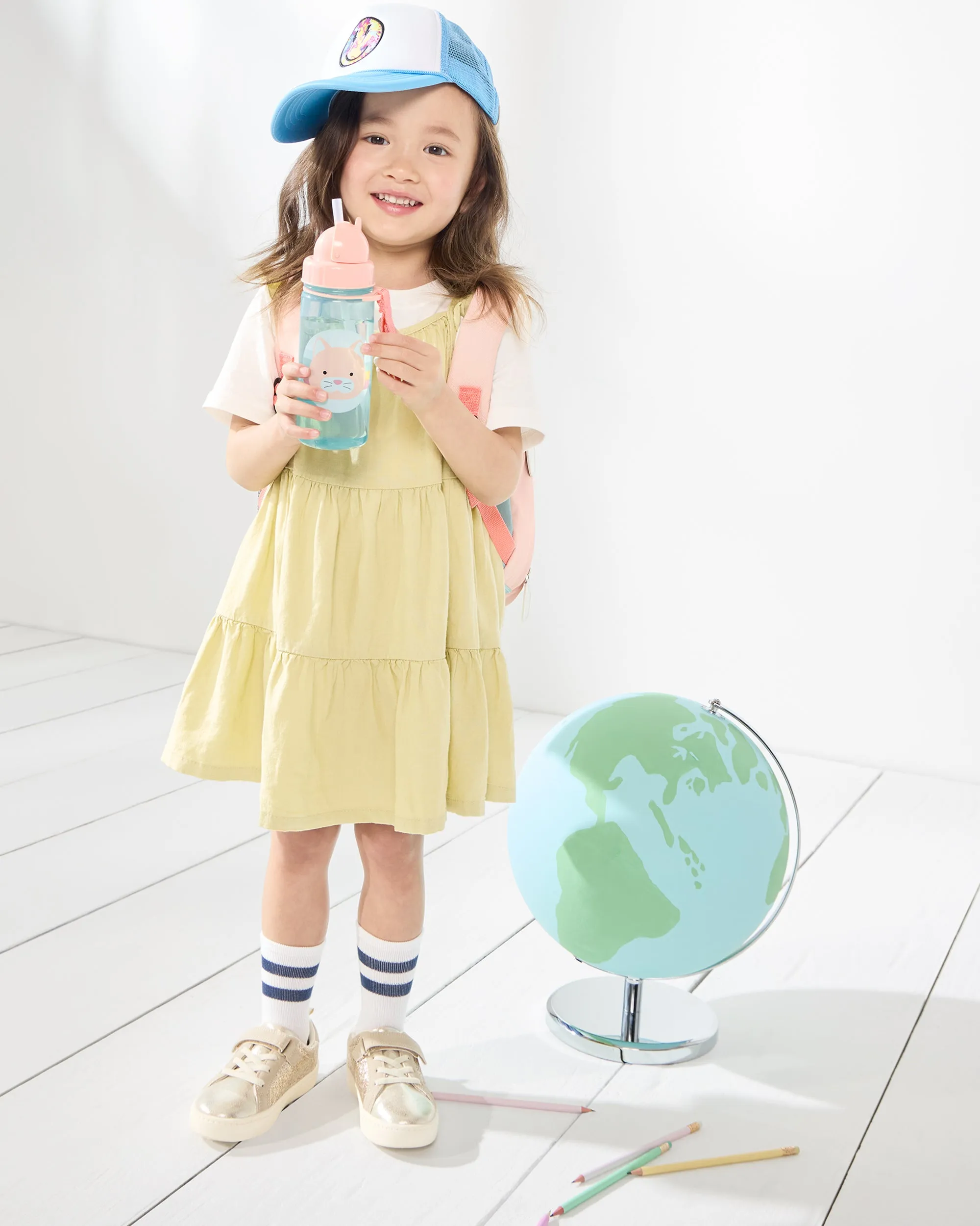 Skip Hop Zoo PP Straw Bottle  - Cat