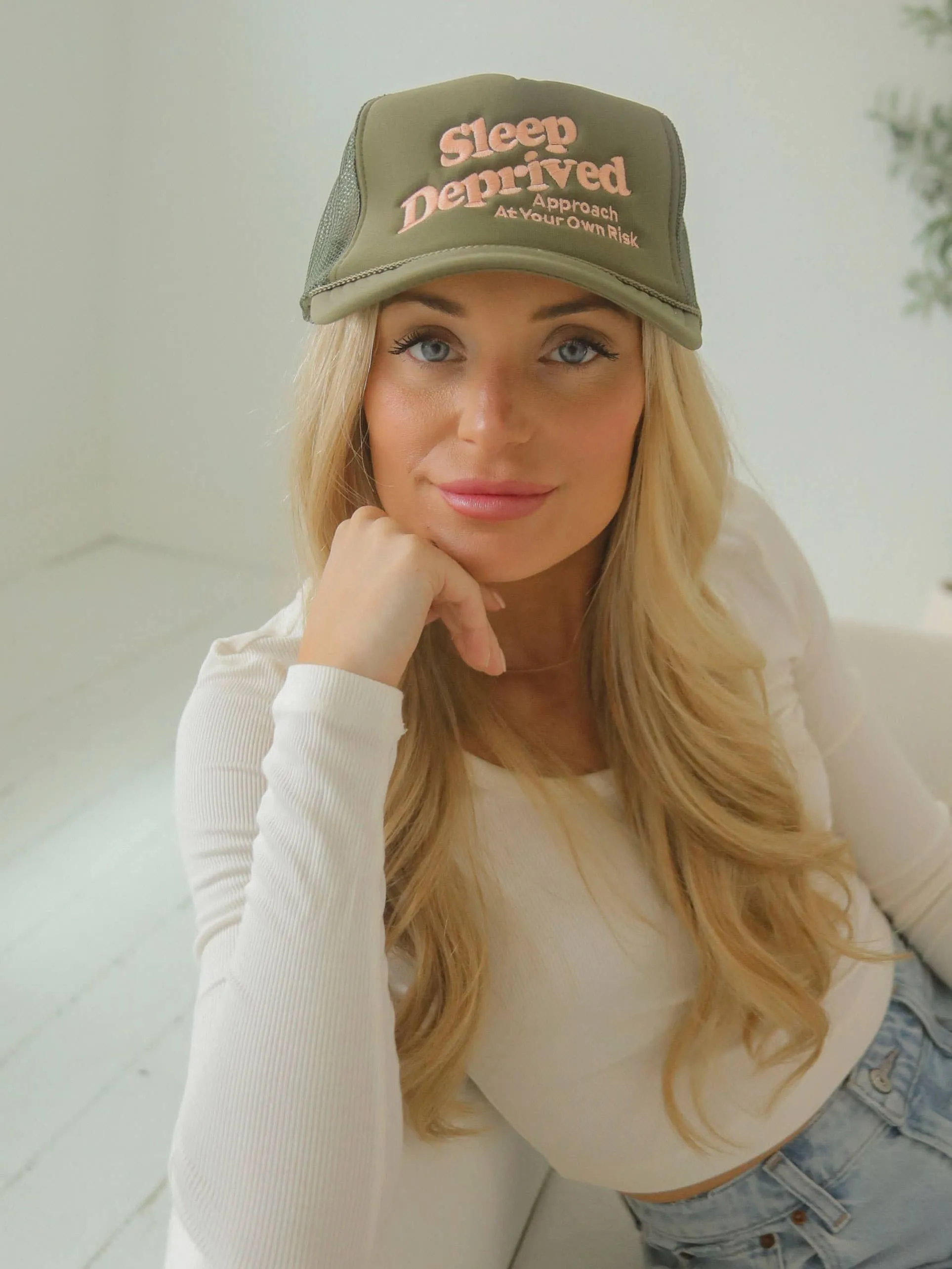 Sleep Deprived Trucker Hat