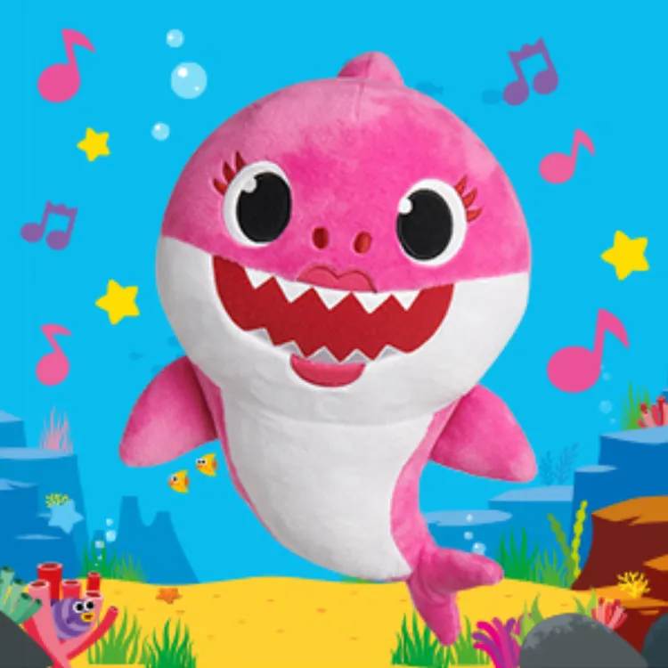 Soft & Plush Singing Baby Shark Toy