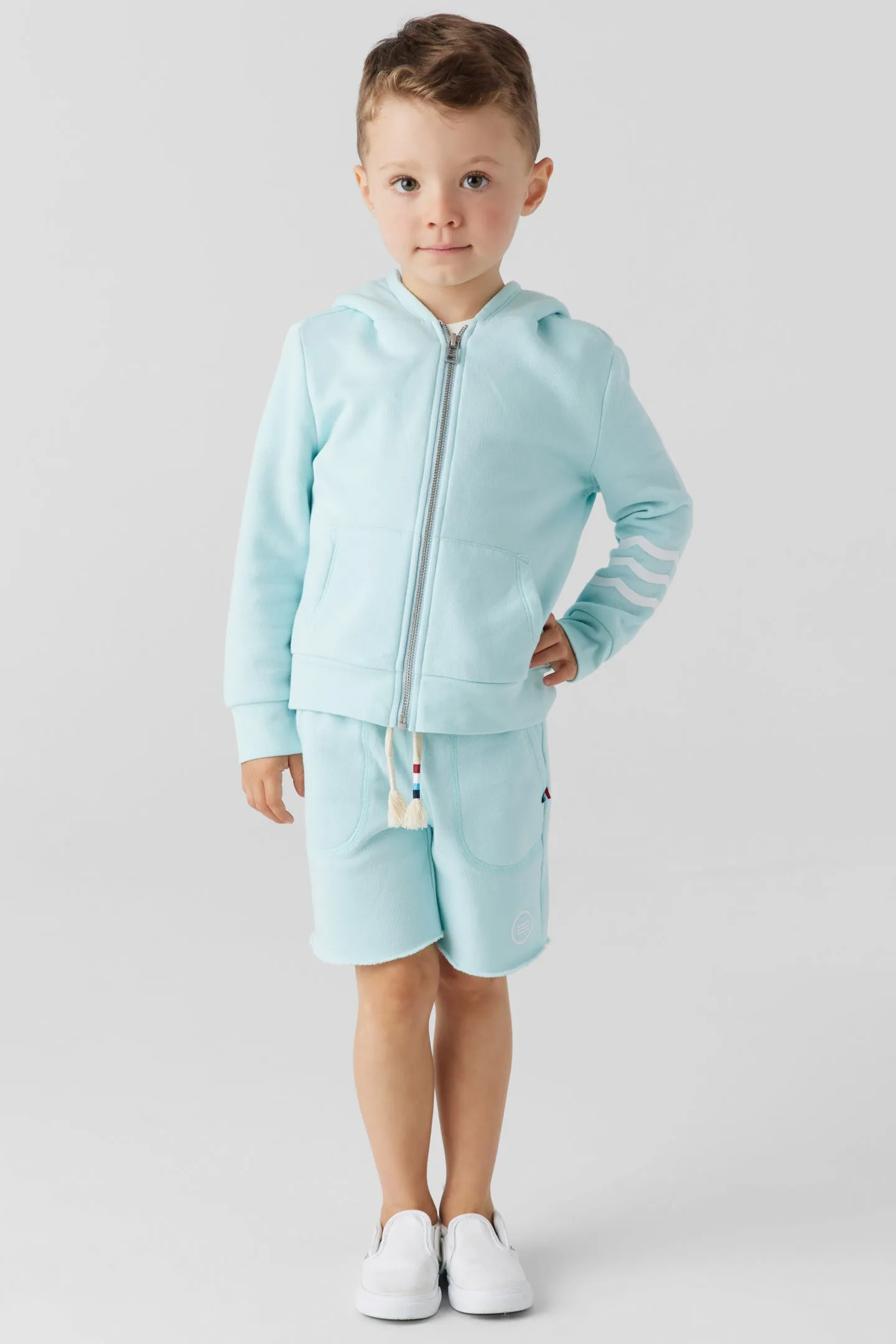 Sol Angeles Kid Wave Hoodie Seaglass