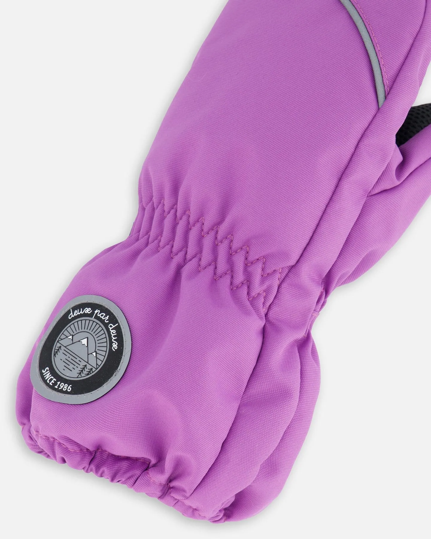 Solid Mittens Purple by Deux par Deux