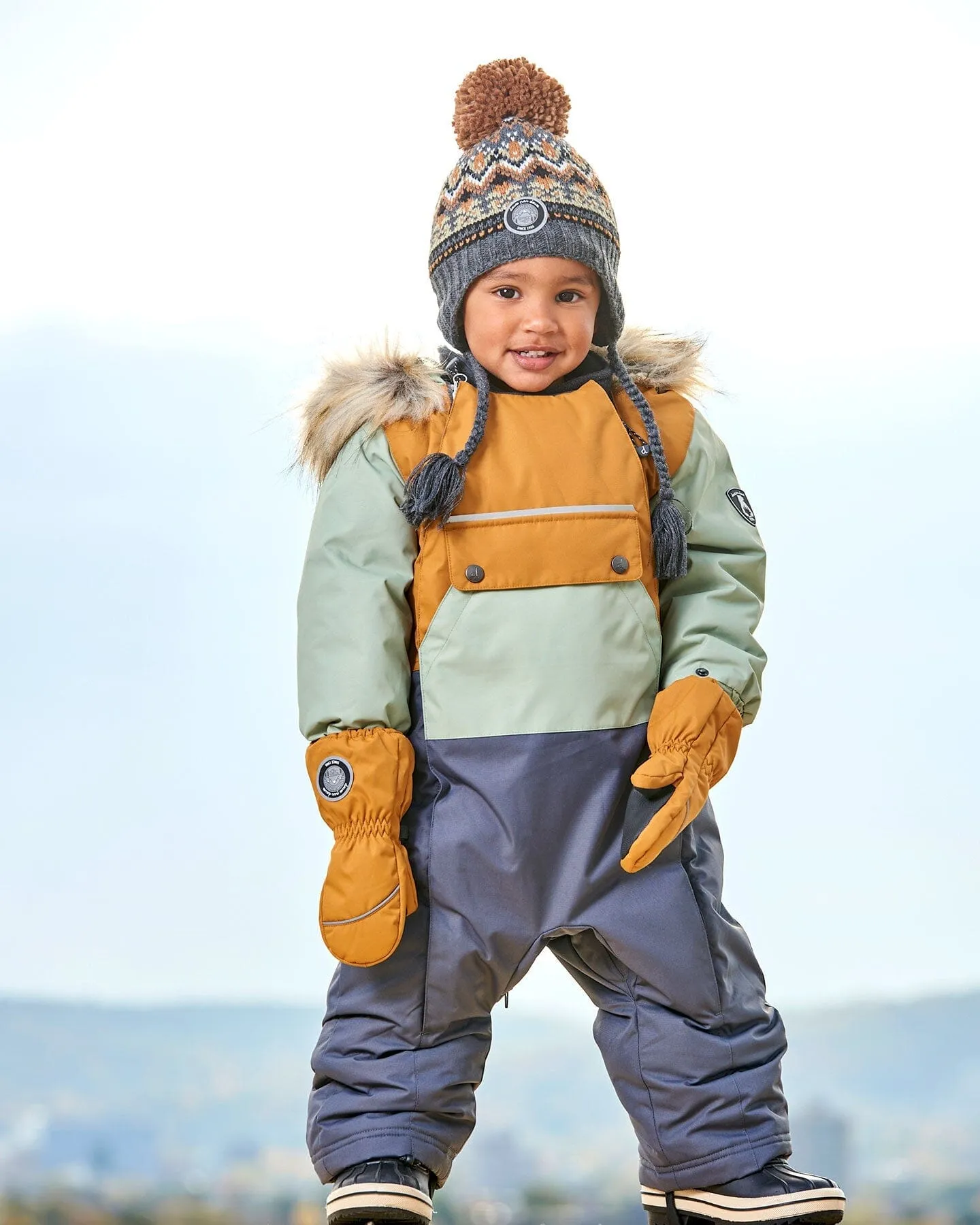 Solid Mittens Spice by Deux par Deux