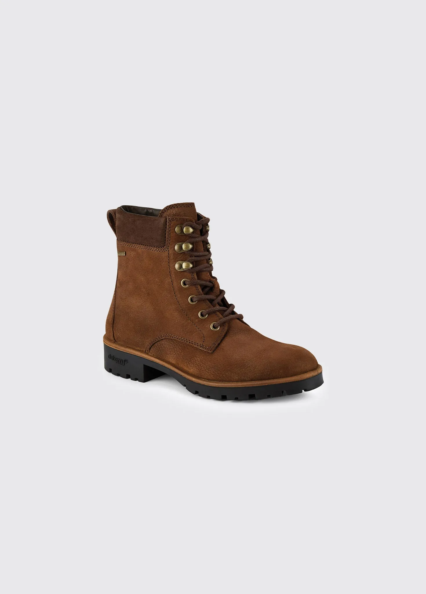 Strokestown Lace Up Ankle Boot - Walnut