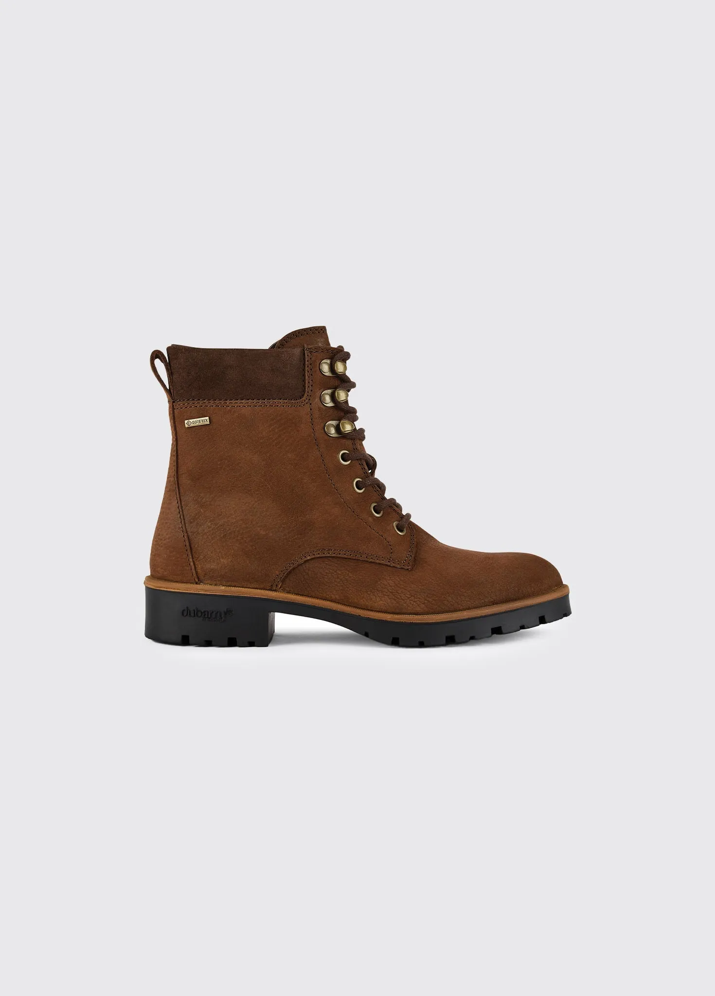 Strokestown Lace Up Ankle Boot - Walnut
