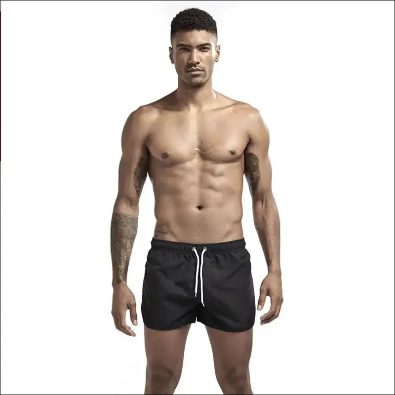 Swim trunks for men - quick dry board shorts with pockets for surfing and beach