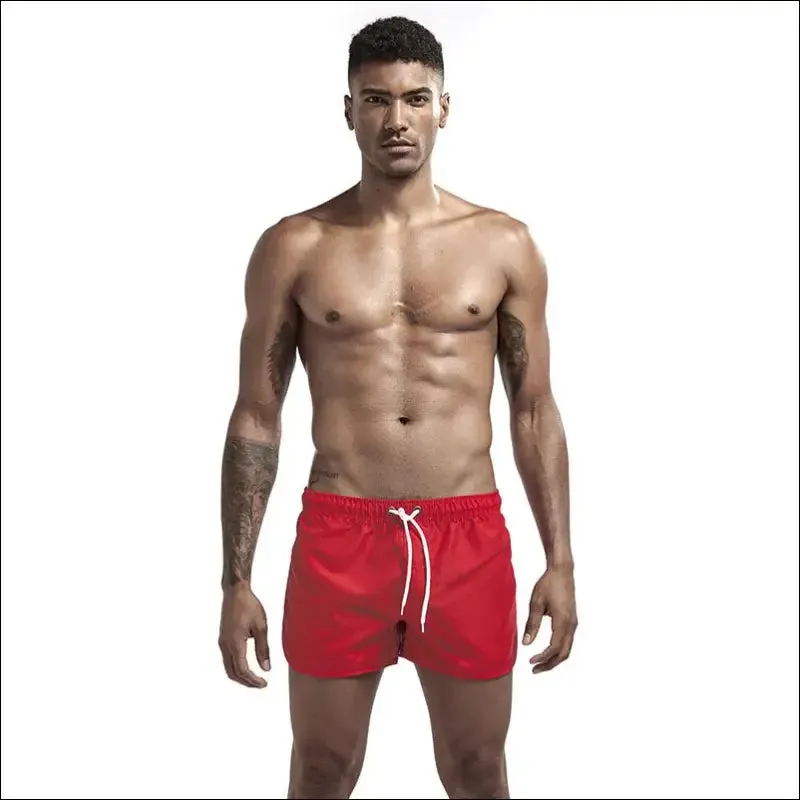 Swim trunks for men - quick dry board shorts with pockets for surfing and beach