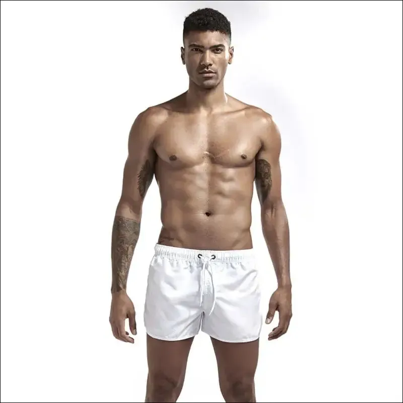 Swim trunks for men - quick dry board shorts with pockets for surfing and beach