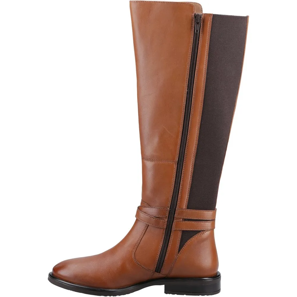 Tan Victoria Long Boots