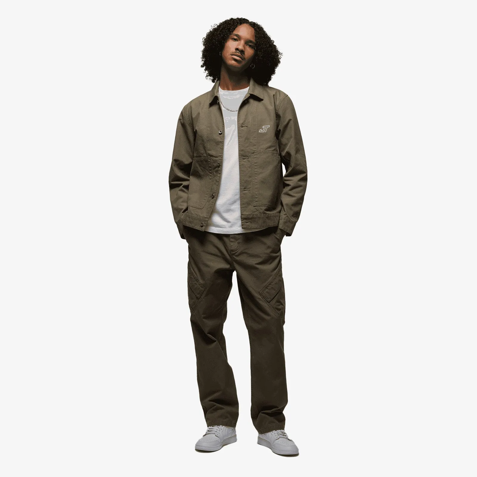 Tatum Logo Jacket - Medium Olive