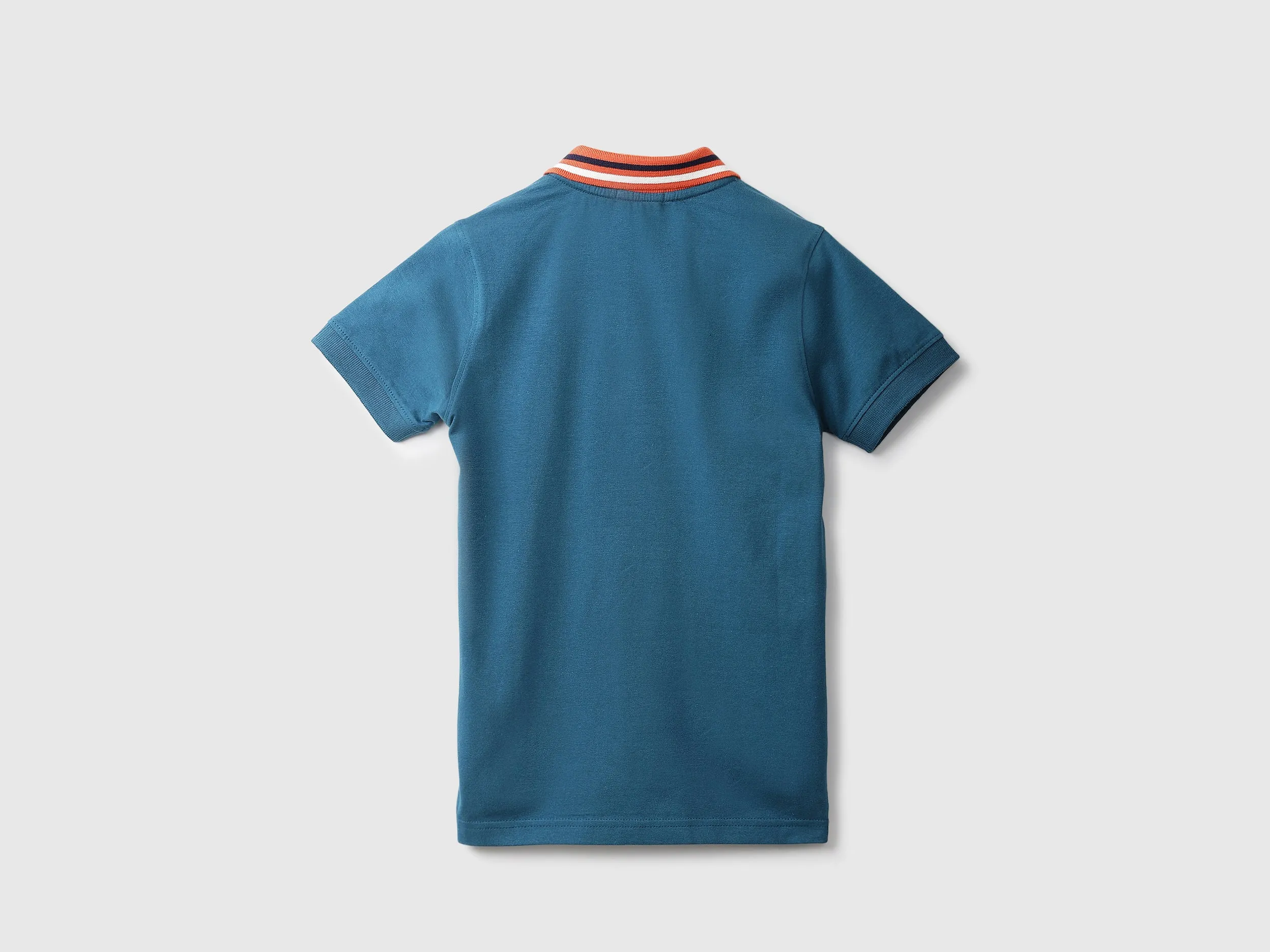 Teal Blue Polo T-Shirt