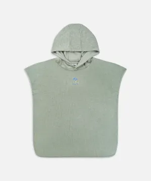 The Bower Hooded Towel - Sea Green