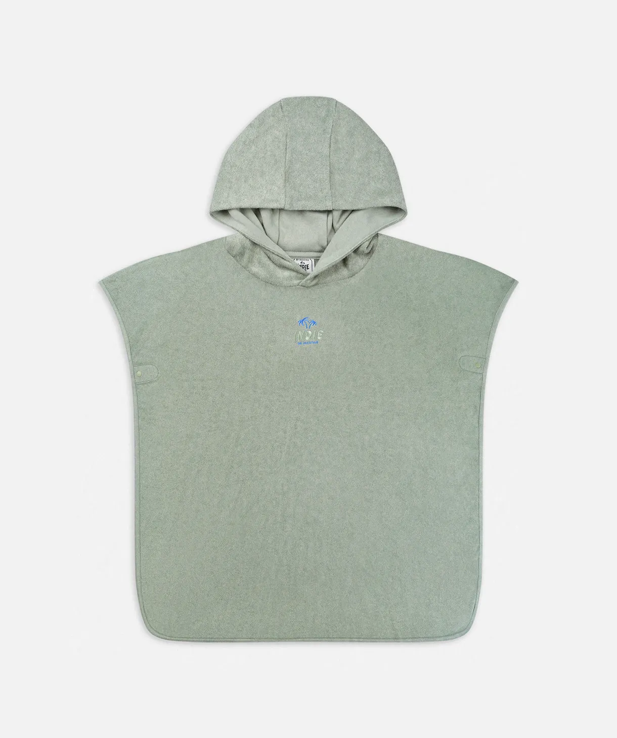The Bower Hooded Towel - Sea Green