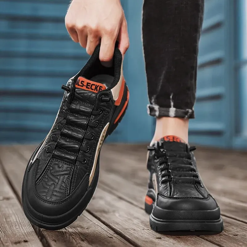 The Ecke Air Plataform Leather Boots