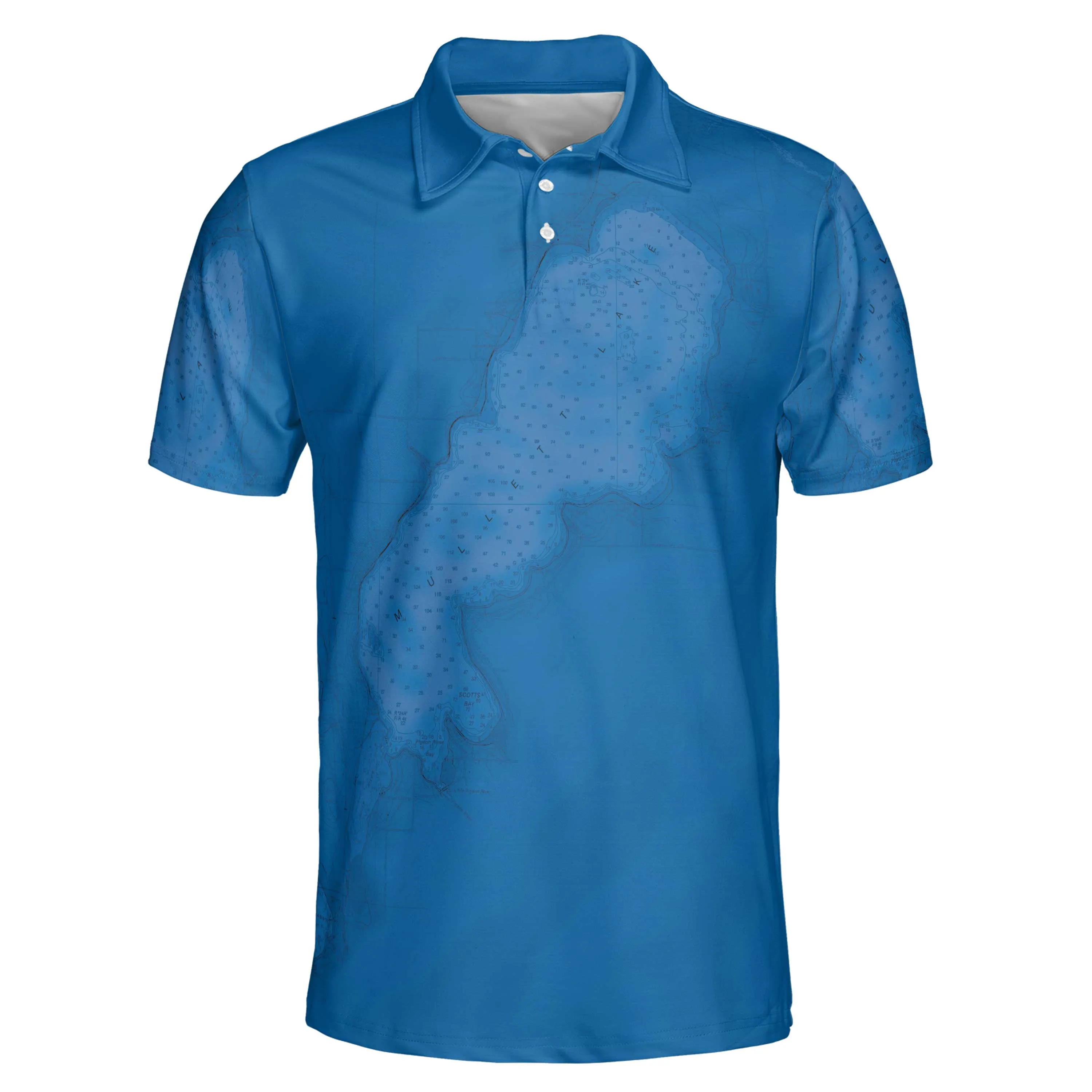 The Mullet Lake Blues Polo Shirt