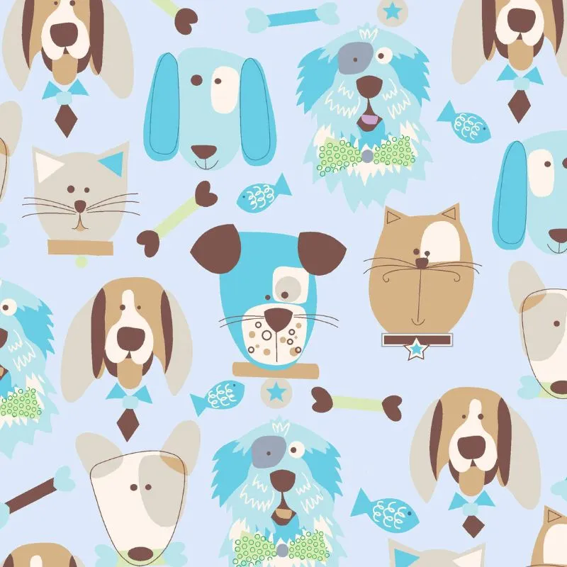 The Road Coat Down -  Aqua Puppy