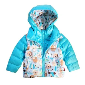 The Road Coat Down -  Aqua Puppy