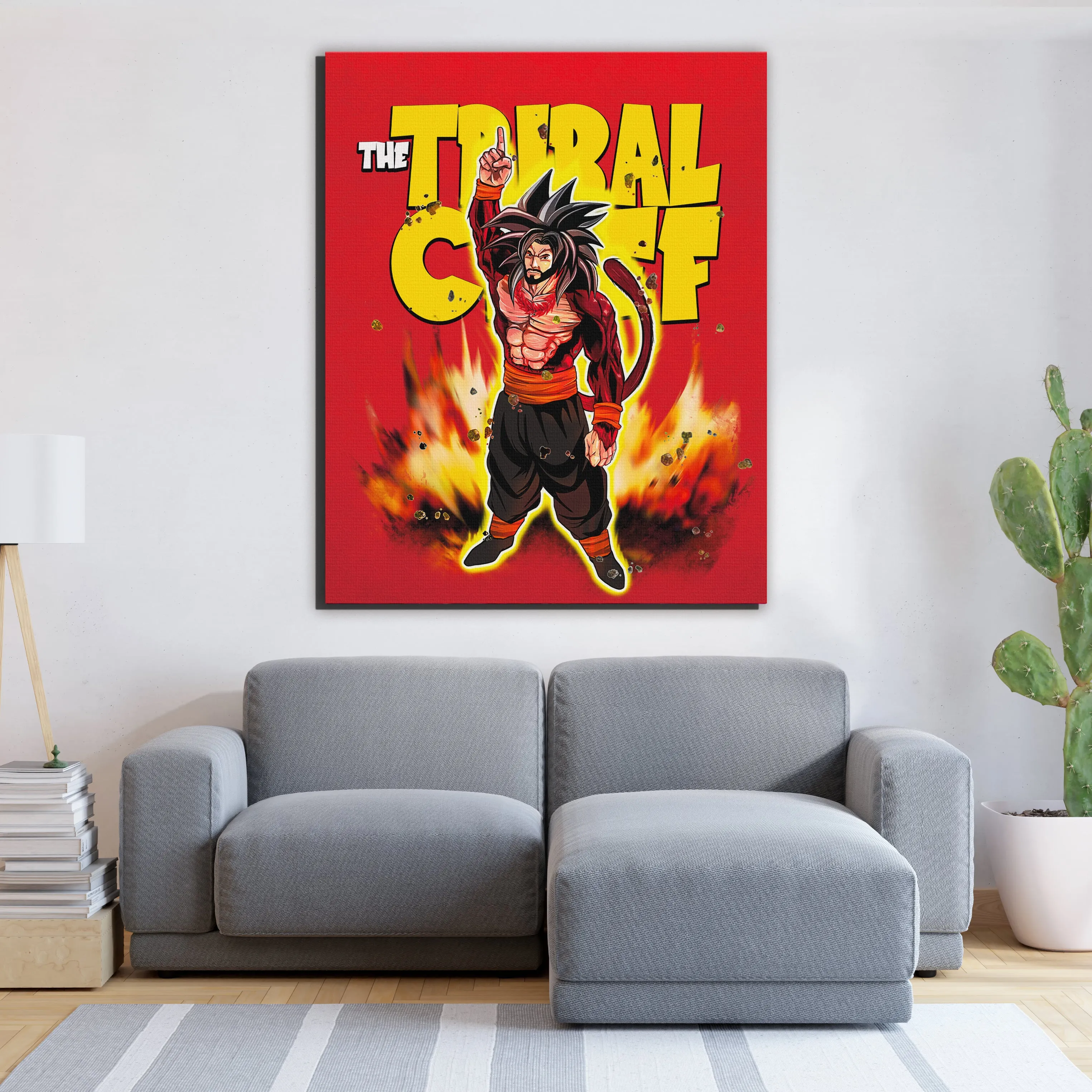 The Super Samoan 4 Tribal Chief - Canvas