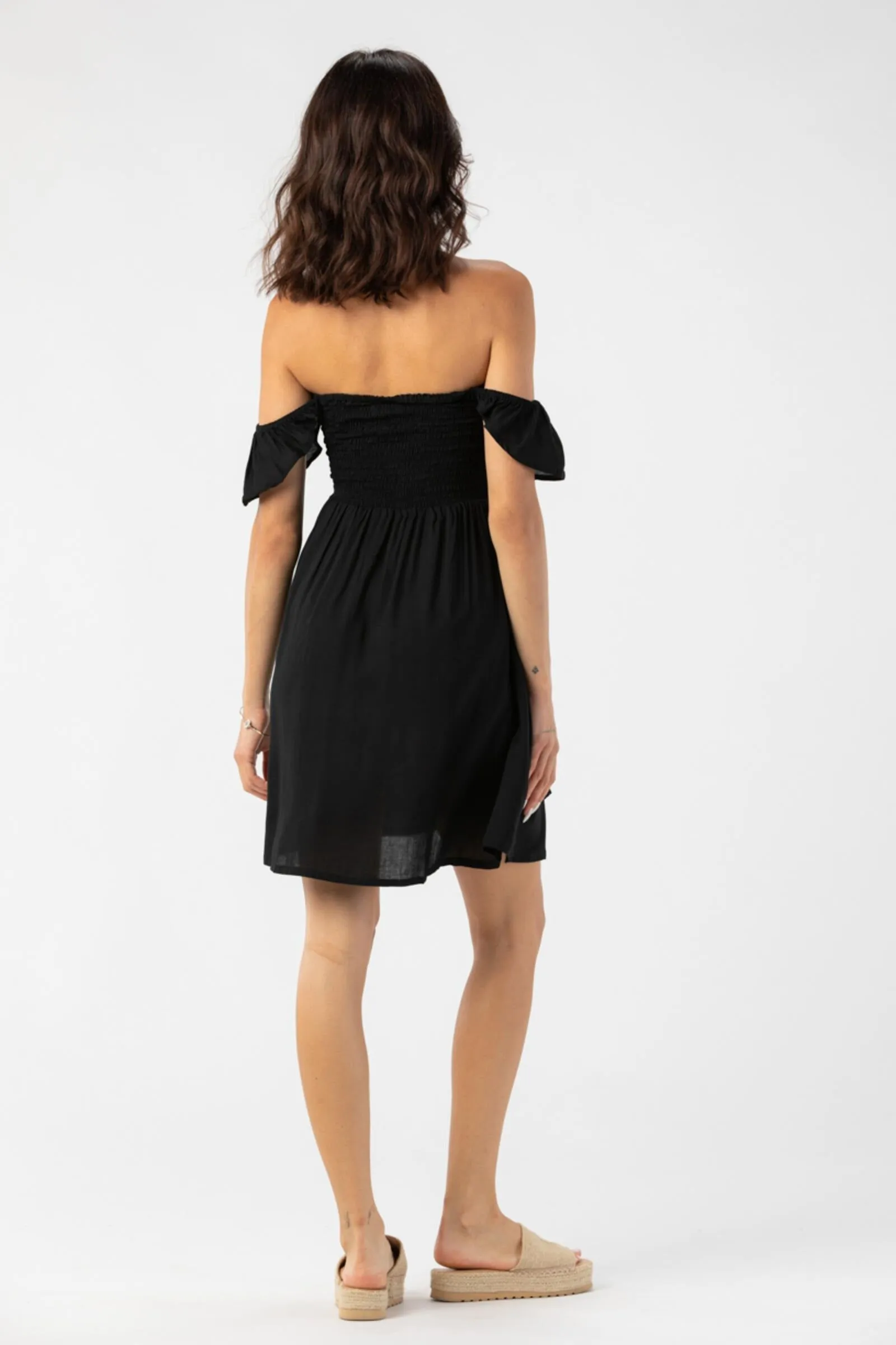 Tiare Hawaii Hollie Mini Dress Black