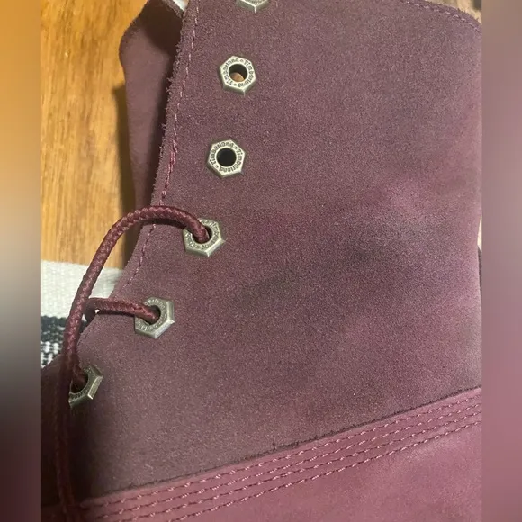 Timberland Jayne Fold Down Boots in Burgundy