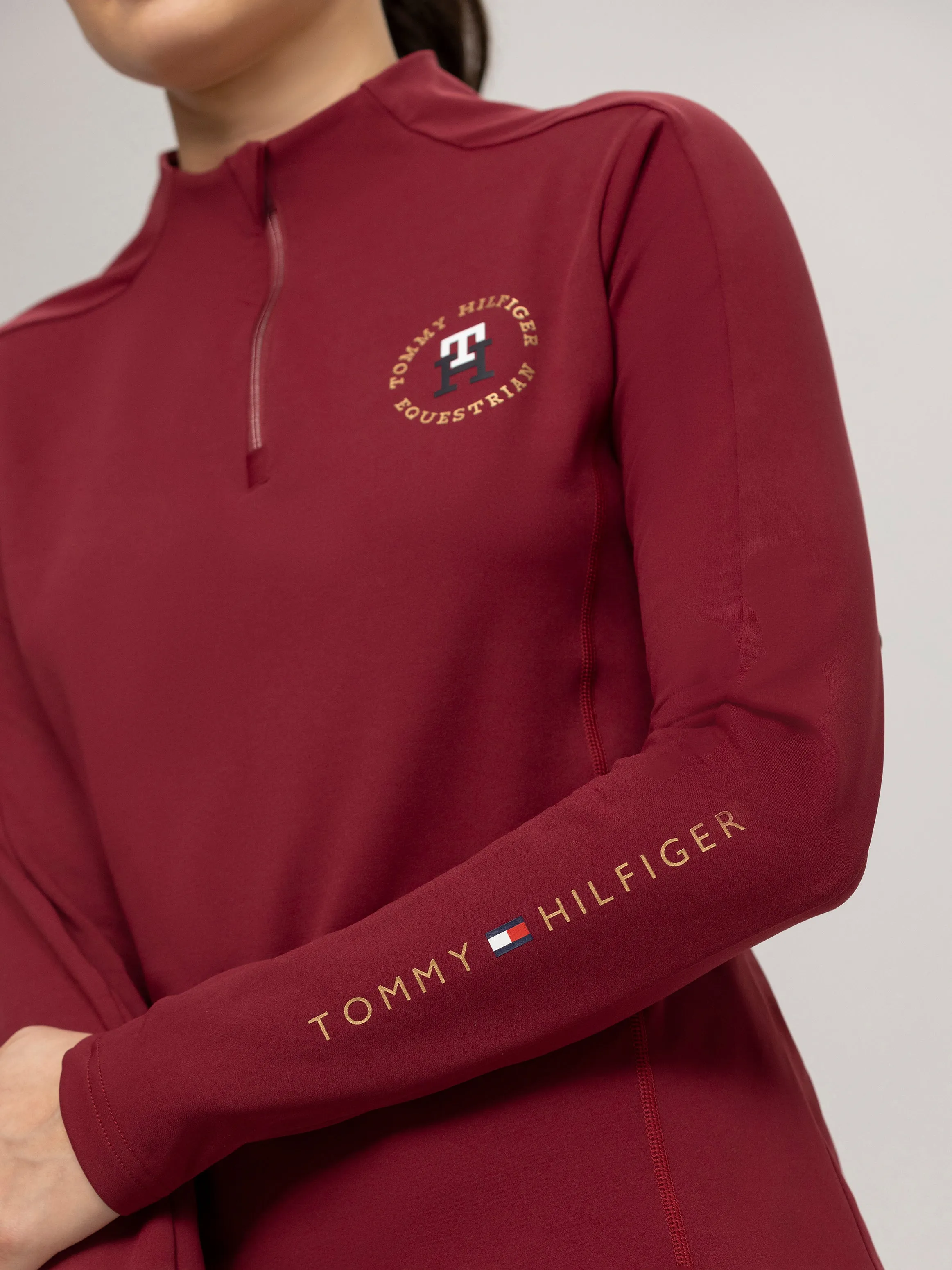 Tommy Hilfiger Arizona training top in rouge