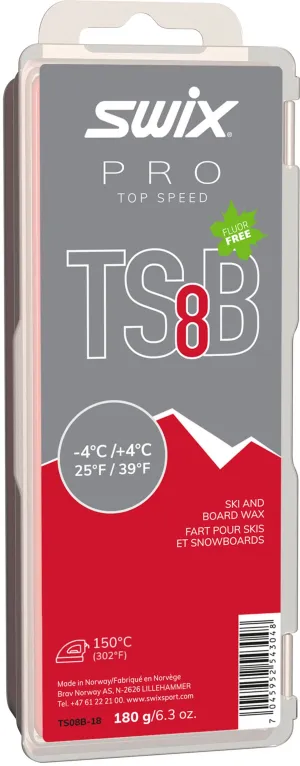 TS8 Black Glide Wax (-4C /  4C) - 180g - Past Season