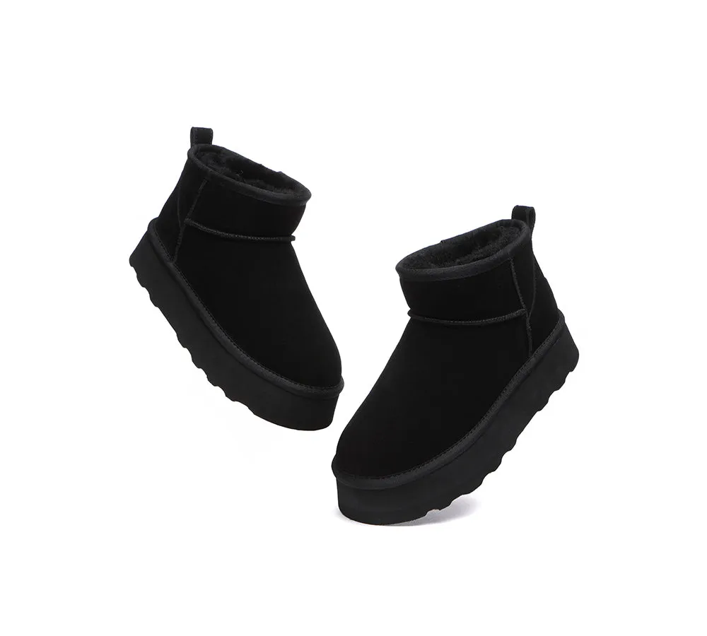 Ugg Mini Platform Boots Thick Bottom Ronnie