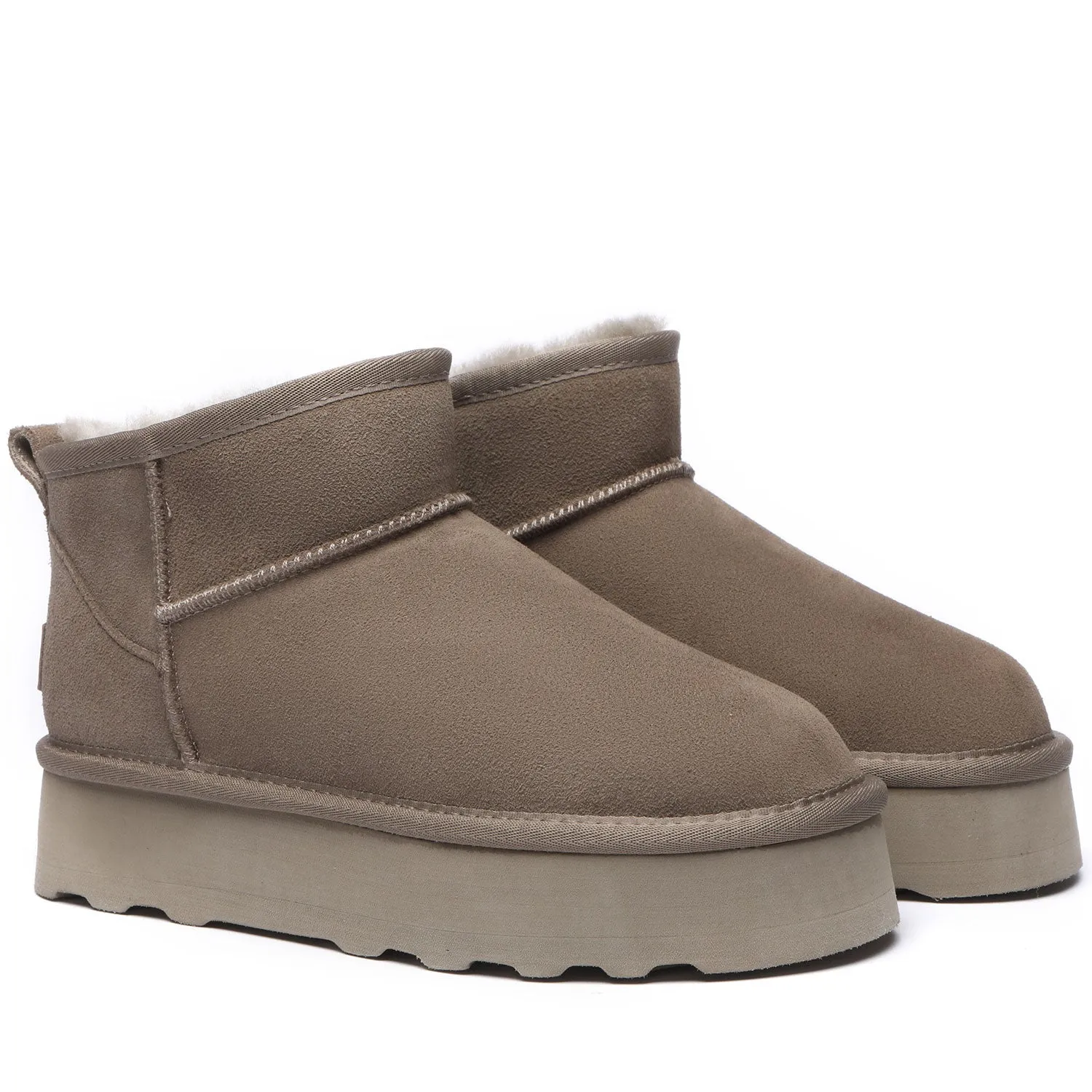 Ugg Mini Platform Boots Thick Bottom Ronnie