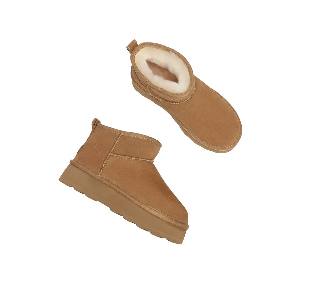 Ugg Mini Platform Boots Thick Bottom Ronnie