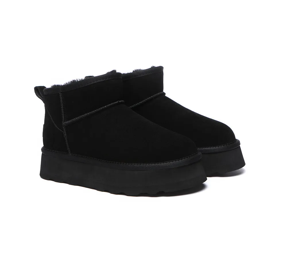 Ugg Mini Platform Boots Thick Bottom Ronnie