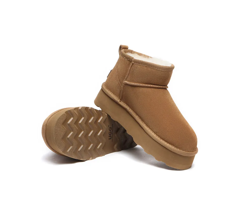 Ugg Mini Platform Boots Thick Bottom Ronnie