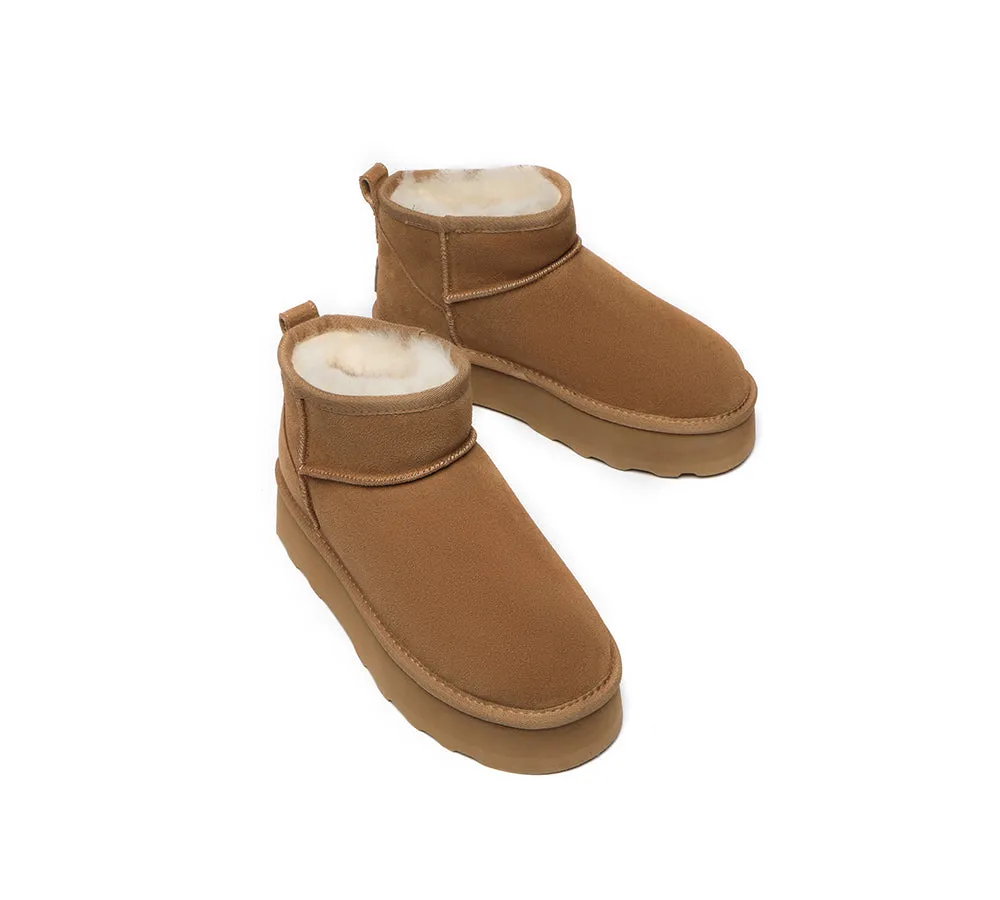 Ugg Mini Platform Boots Thick Bottom Ronnie