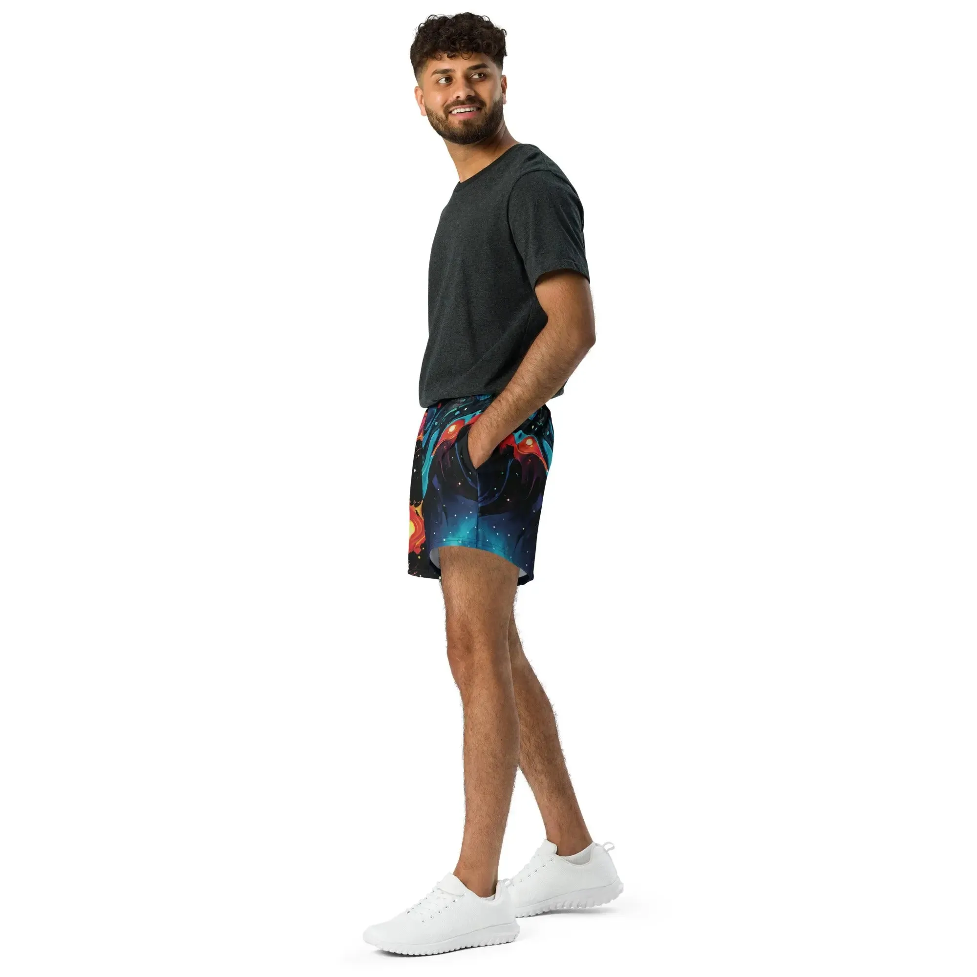 Unisex Athletic Shorts - Astral Tempest