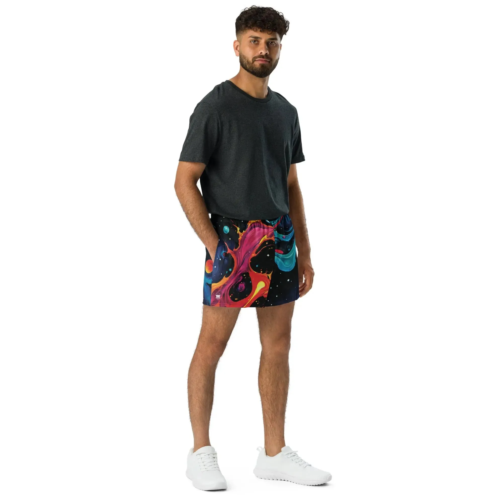 Unisex Athletic Shorts - Astral Tempest