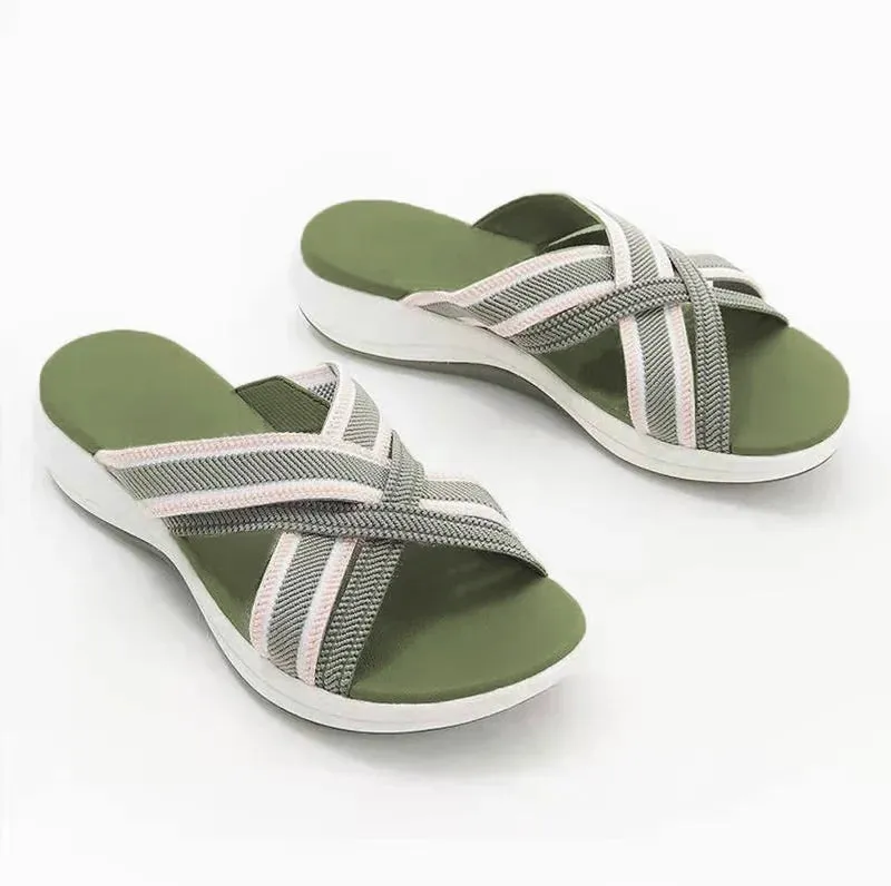 Valentina® | Women's platform sandals with elastic strap