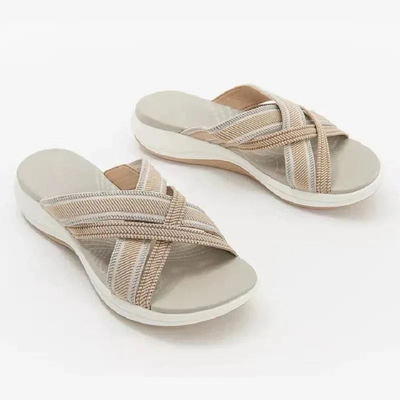 Valentina® | Women's platform sandals with elastic strap