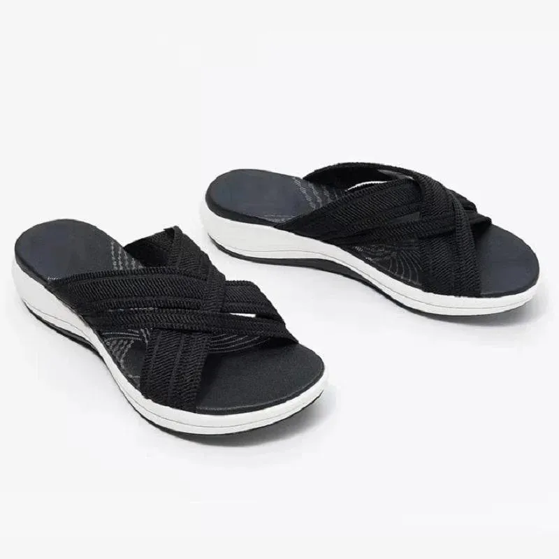 Valentina® | Women's platform sandals with elastic strap